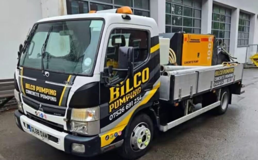 Bilco Pumping branded concrete line pump